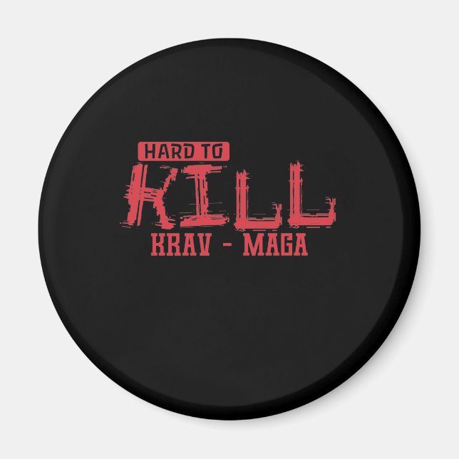 Krav Maga Hård till Döda Magnet (Framsidan)