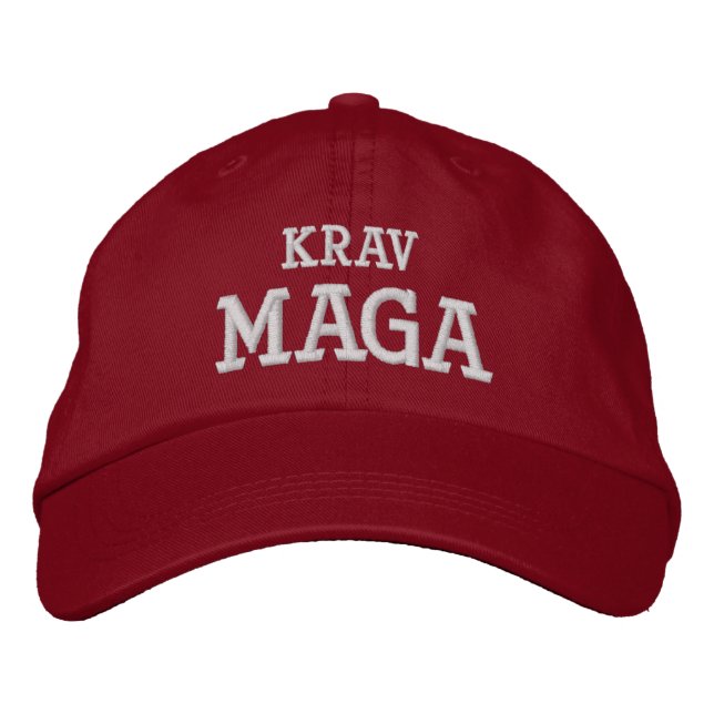 Krav Maga hat Broderad Keps (Framsida)