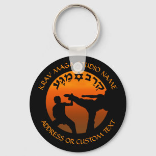 Krav Maga Israels Combat System Studio Owner Nyckelring
