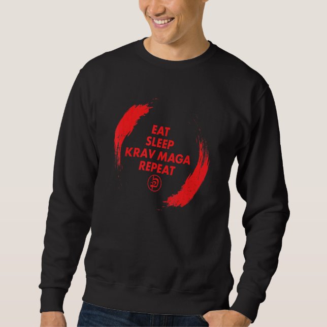 Krav Maga Lång Ärmad Tröja (Framsida)