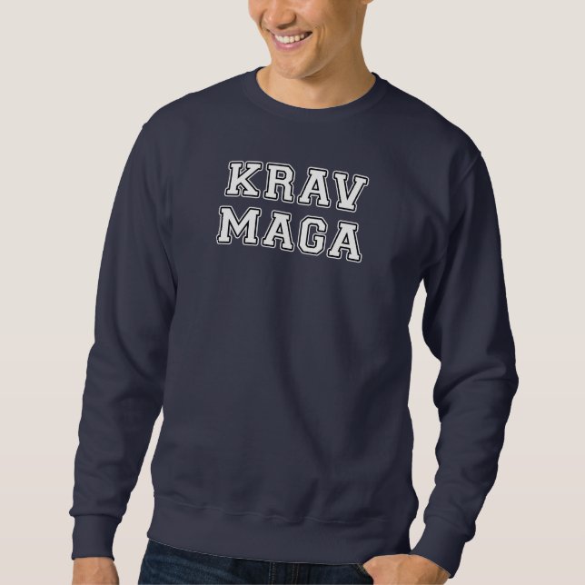 Krav Maga Lång Ärmad Tröja (Framsida)