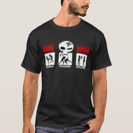 Krav Maga - lilla symboler 3D Tröja