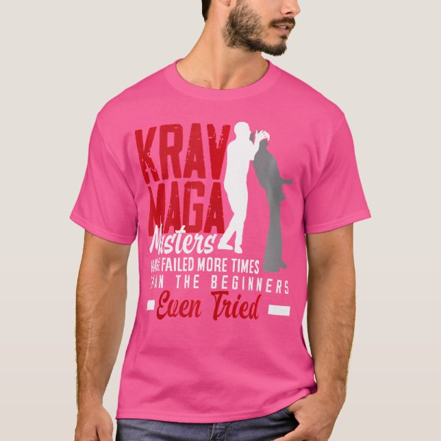 Krav Maga Master Trainer Krav Maga Fighter Martial T Shirt (Framsida)