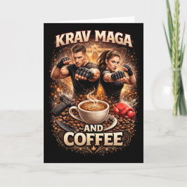 Krav Maga och kaffe Helgkort