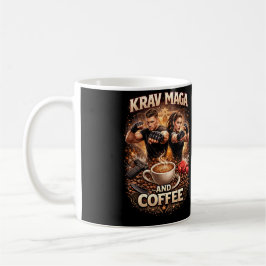 Krav Maga och kaffe Kaffemugg