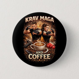 Krav Maga och kaffe Knapp
