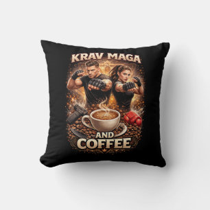Krav Maga och kaffe Kudde