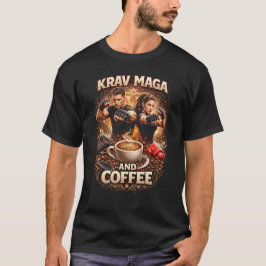 Krav Maga och kaffe T Shirt