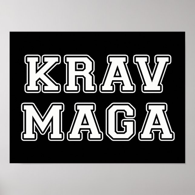 Krav Maga Poster (Framsidan)