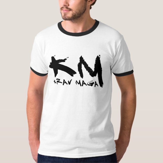 Krav Maga RingerT-tröja T Shirt (Framsida)