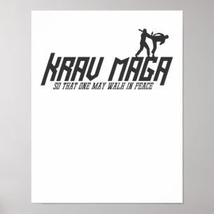 Krav Maga så att man kan gå i fred Poster