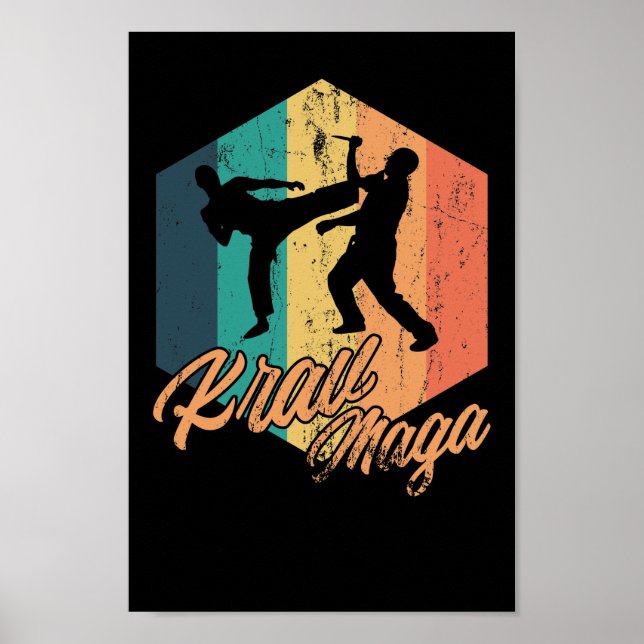 Krav Maga Selbstverteidigung Poster (Framsidan)