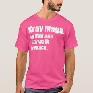 Krav Maga Self Defence Forces Combat Contact Manar T Shirt