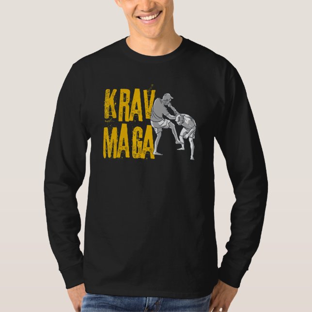 Krav Maga Self-Defense T Shirt (Framsida)
