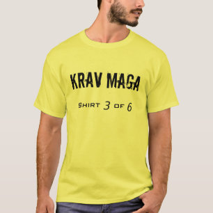 Krav Maga "skjorta 3 av 6" T-tröja Tee