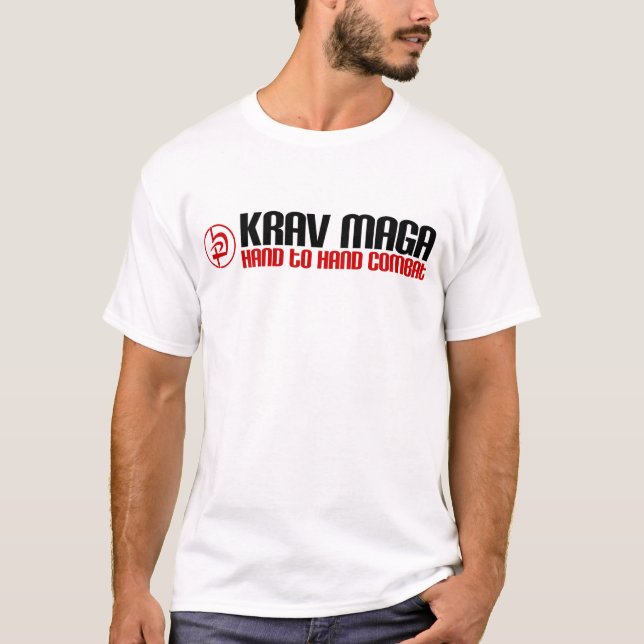 Krav Maga skjorta T-shirt (Framsida)