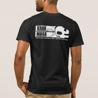Krav Maga: Stor skallebaksida Tee Shirt