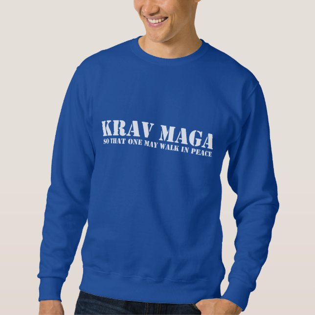 Krav Maga tröja Långärmad Tröja (Framsida)