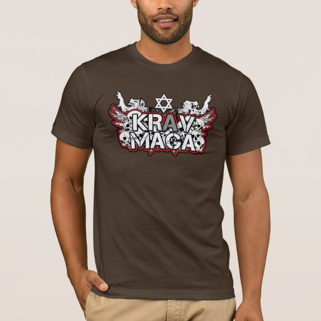 Krav Maga tshirt Tee Shirt (Framsida)