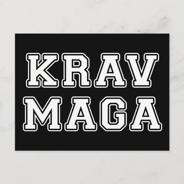 Krav Maga Vykort (Framsida)