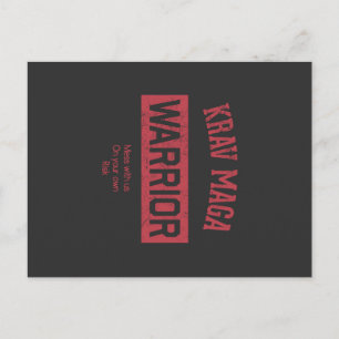 Krav Maga Warrior Vykort