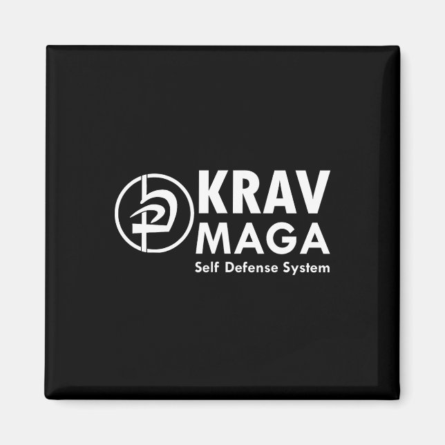 Krav Mega kampsport självförsvar  Magnet (Framsidan)
