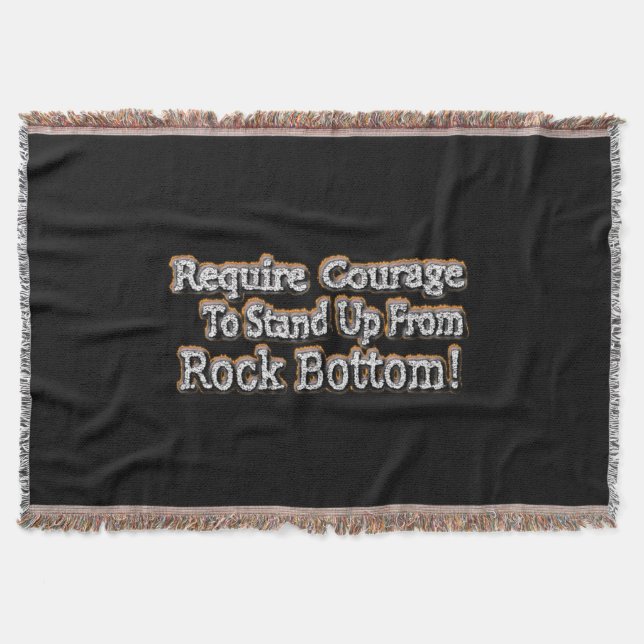 "Kräv modet" i Cute Design. Köp nu Filt (Framsidan)