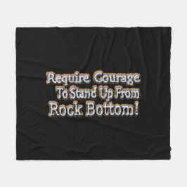 "Kräv modet" i Cute Design. Köp nu Fleecefilt