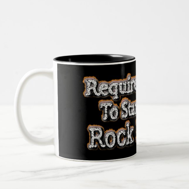 "Kräv modet" i Cute Design. Köp nu Två-Tonad Mugg (Vänster)