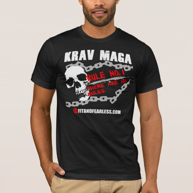 Krav oförskräckt Maga - härska nr. 1 - som är T Shirt (Framsida)