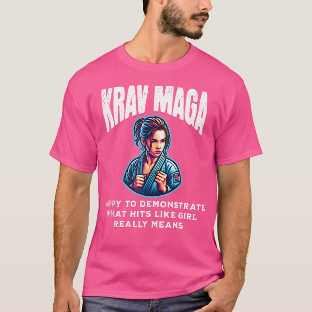 Krav på krav på krav Maga-krav på krav på krav på  T Shirt (Framsida)