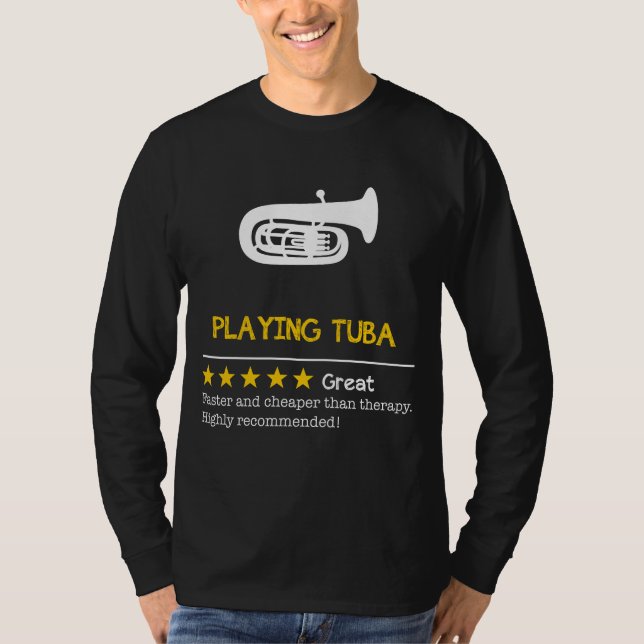 Kräv skrubben: Tuba - billigare, snabb T Shirt (Framsida)