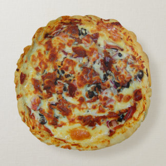 Kravande inducerande Pizza Pillow Rund Kudde