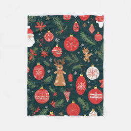 Krävande julandan, God jul Fleecefilt