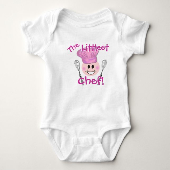 Krävare från Littlest Chef baby Tee (Framsida)