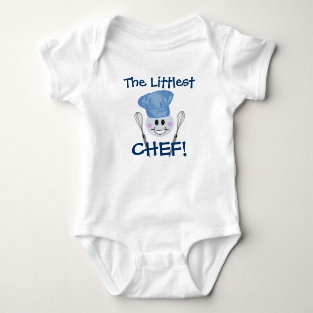 Krävare från Littlest Chef baby Tee Shirt (Framsida)