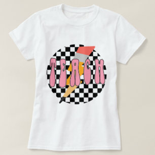 Kravattlärare T-shirt, Retro Pennlärare T-shirt, T Shirt