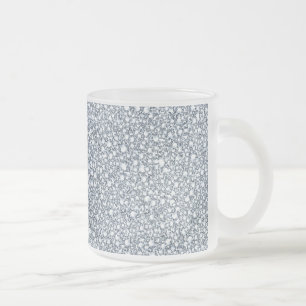 Krävda diamanter Se Glitter-patern Frostad Glasmugg