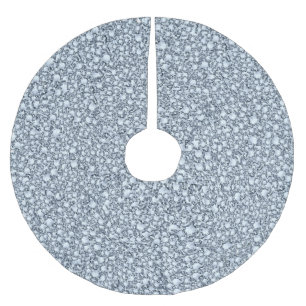 Krävda diamanter Se Glitter-patern Julgransmatta Borstad Polyester