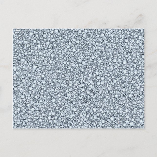 Krävda diamanter Se Glitter-patern Vykort (Framsida)