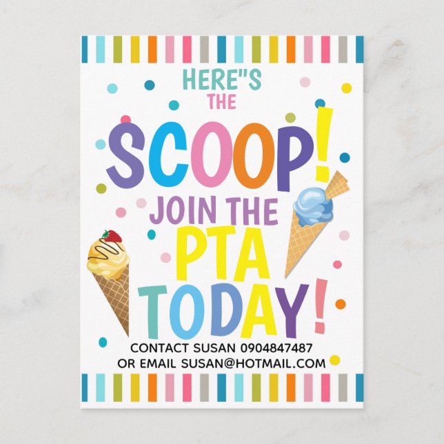 Krävda hjälpredor för tema för PTA- eller Meddelande Vykort (Framsida)