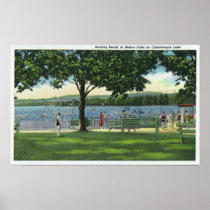 Kraven på Chautauqua vid Beach and Park Poster