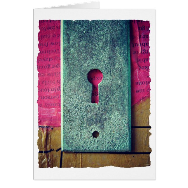 Kräver bara en Nyckel, blandad mediesamling Hälsningskort (Framsidan)