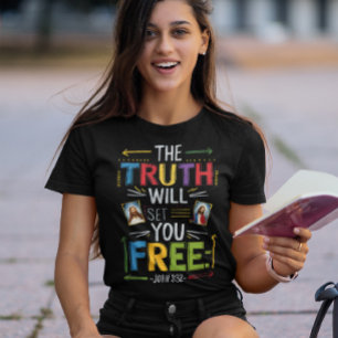 Kräver befrielse: sanningen obildad t shirt