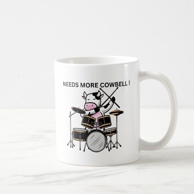 Kräver mer kowbelltrumset Mugg (Höger)