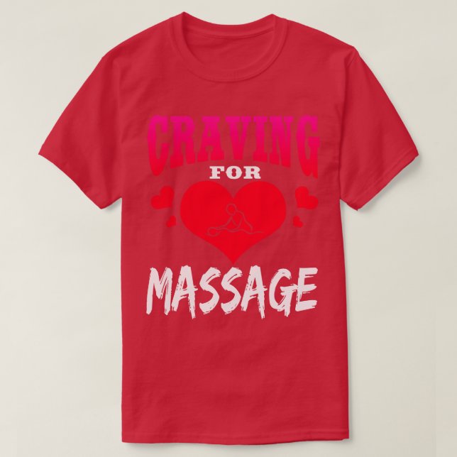 Kravning för massage t shirt (Design framsida)