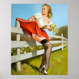 Krävs vid Fence Pin Up Poster