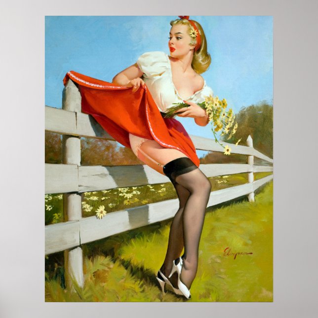 Krävs vid Fence Pin Up Poster (Framsidan)