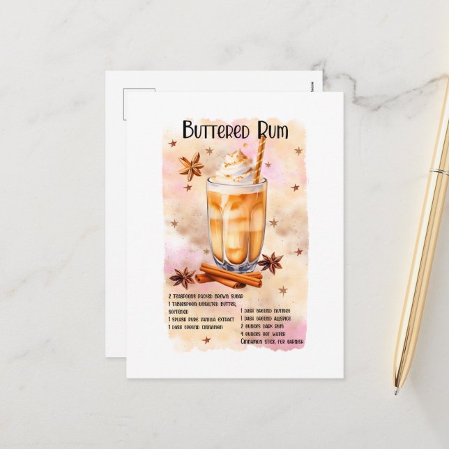 Krävsax för julsmör helg vykort (Fram/Back In Situ)