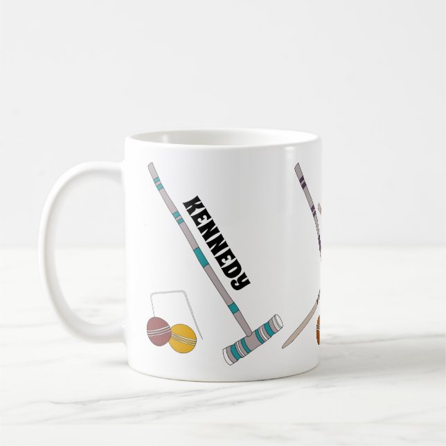 Kravuppsättning, Personligen Yard Game Kaffemugg (Vänster)